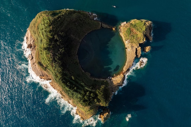 Isla de vila franca desde arriba