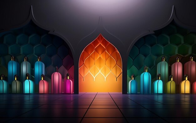 Islamic__luxury_pattern_background