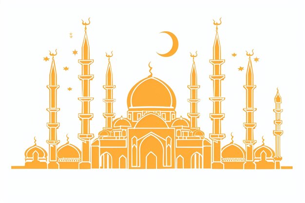 Foto islamische feier eid al adha banner konzept