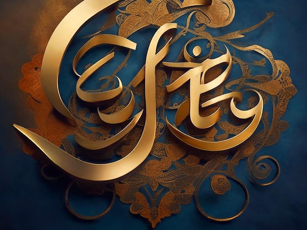 Foto islamische kalligraphie tapeten bild herunterladen