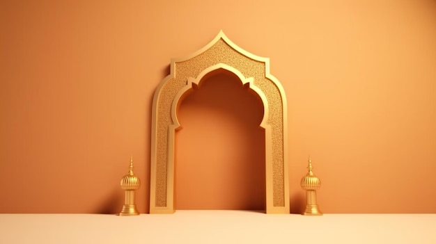 Islamische Kunsttapeten für islamische Architekturstile im Ramadan