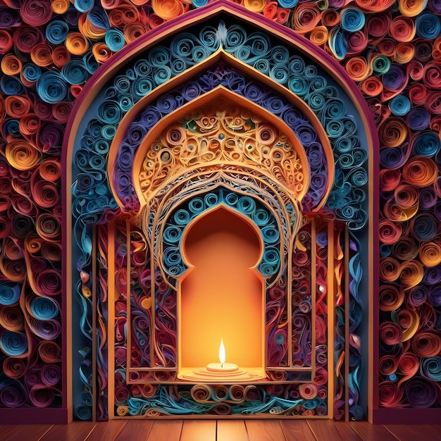 islamische Mihrab-Quilling