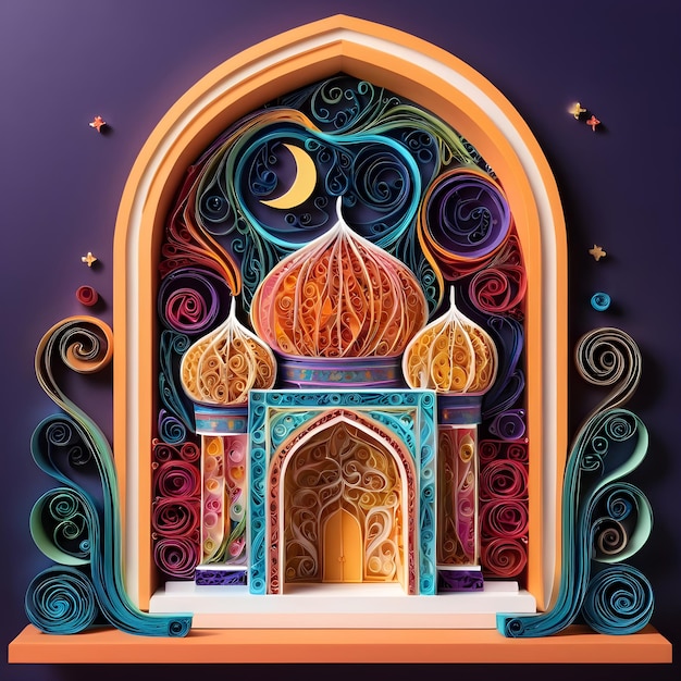 islamische Mihrab-Quilling