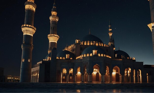 Islamische Moschee-Hintergrund für den Ramadan
