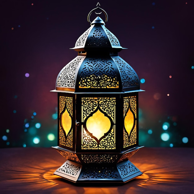 Islamische Ramadan-Fanstern im Fantasy-Stil