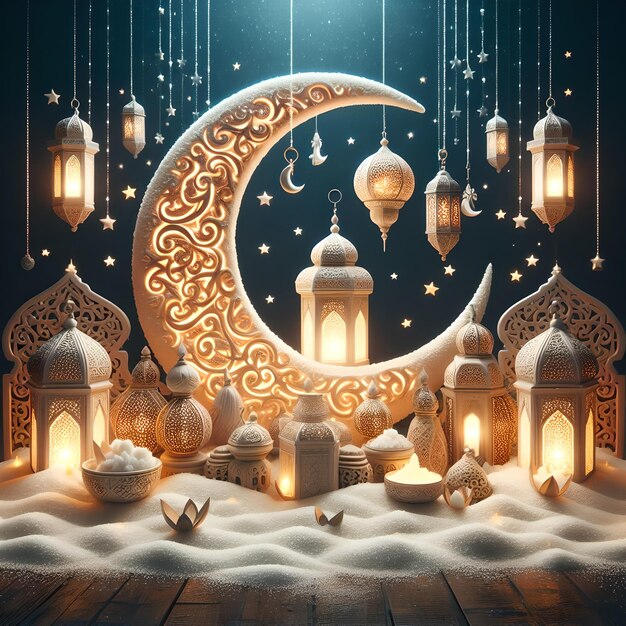 Islamische Tapeten für den Ramadan