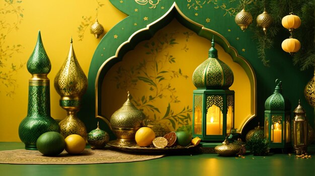 Islamischer dekorativer Hintergrund