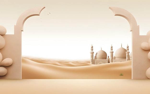 islamischer Eid al-Adha-Design-Hintergrund