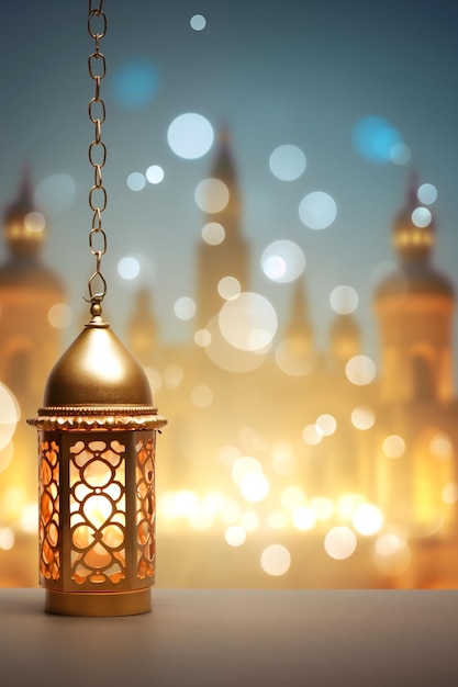 Islamischer Hintergrund für Ramadan und Eid al-Fitr und Adha