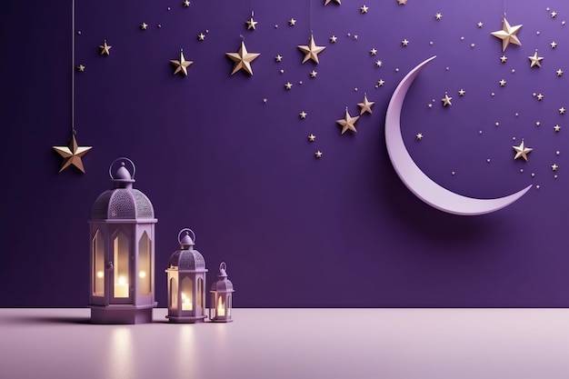 Islamischer Hintergrund-Kopierraum für Text Ramadan oder islamisches Feiertagskonzept mit Kopierraum für Texte
