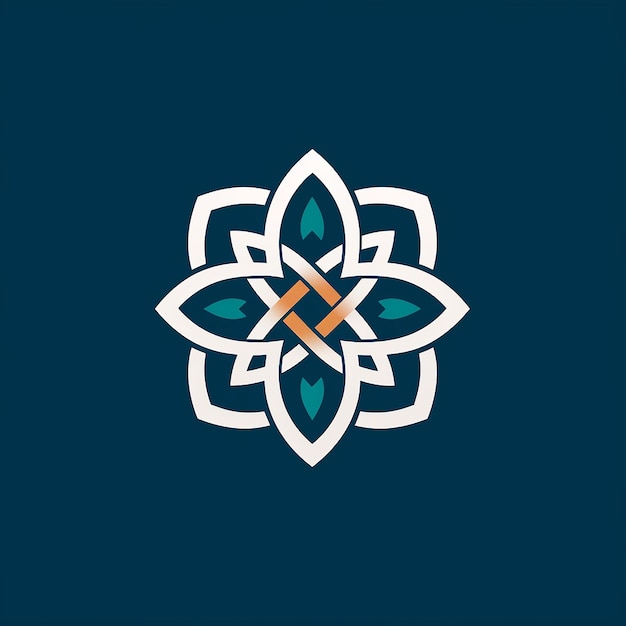 Islamisches Logo einfacher Vektor