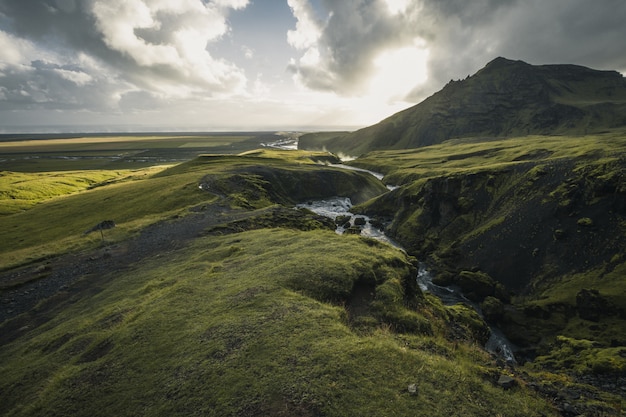 Foto island landschaft