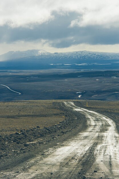 Islandia paisaje carretera campo