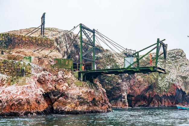 Las Islas Ballestas, un grupo de islas cerca de la ciudad de Pisco, en Perú.