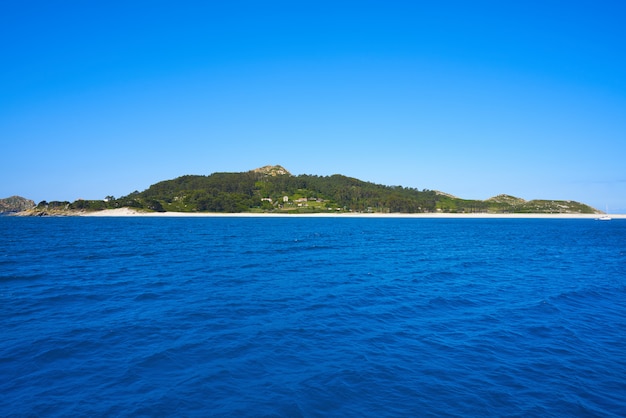 Islas Cies islas cerca de Vigo Galicia España