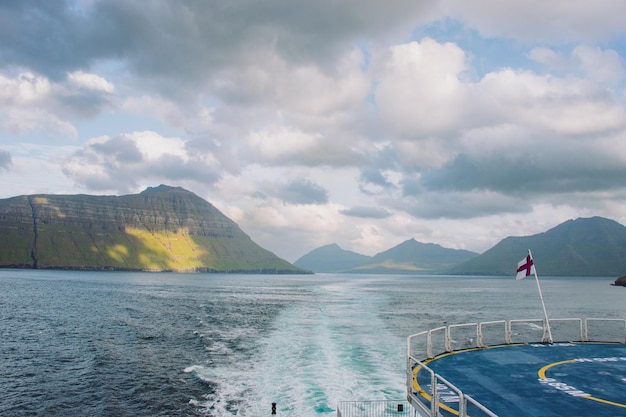 Islas Feroe, pequeñas islas y penínsulas en el Océano Atlántico