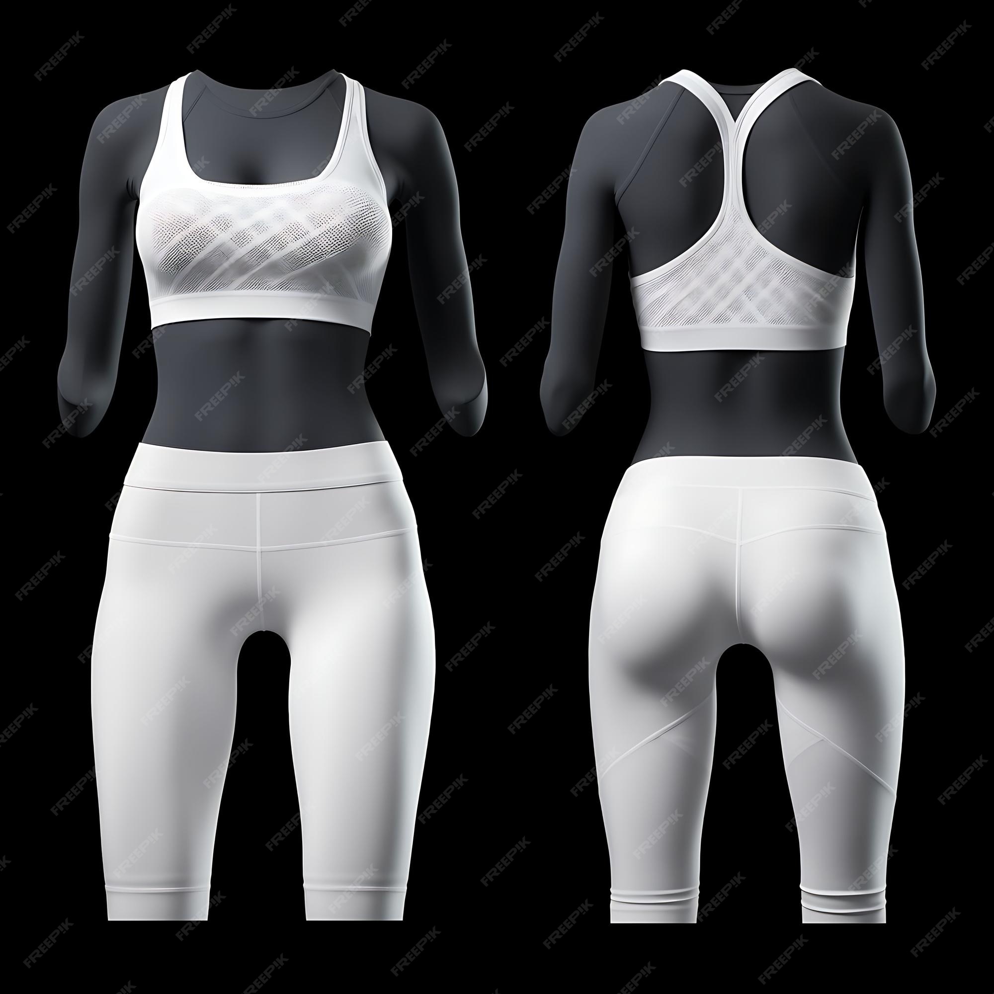 Isolado de full coverage sports bra e classic brief set supportive an 3d  design concept ideas