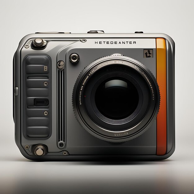 Isolado de Hasselblad X1d 50C Câmera de formato médio Fotografia de estúdio E em itens de fundo branco