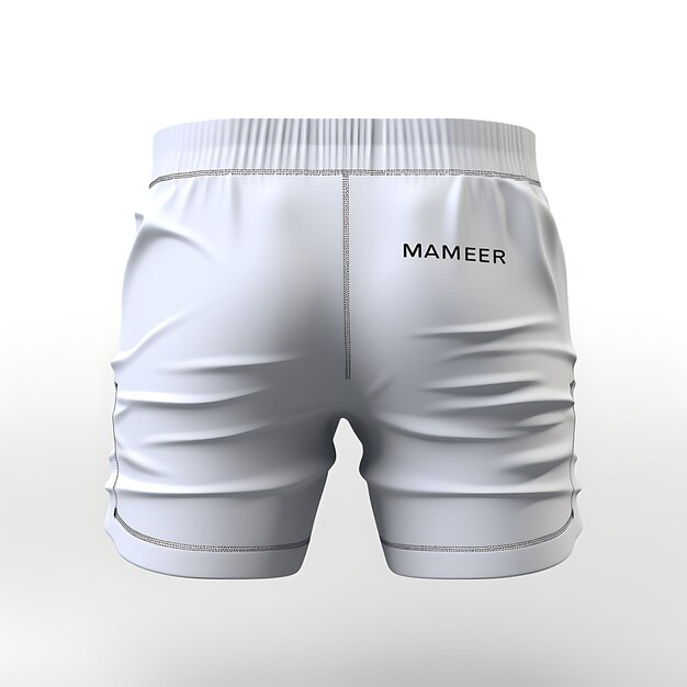 Foto isolado de masters water polo para homens jammer swim suit style com polyb 3d swim suit design em branco