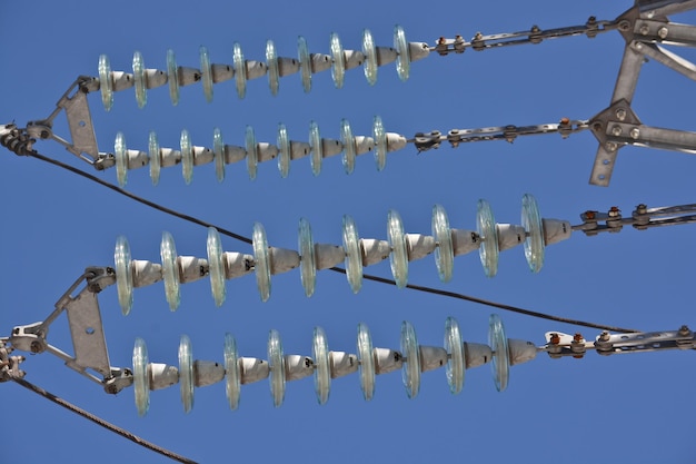 Isoladores de linhas de energia