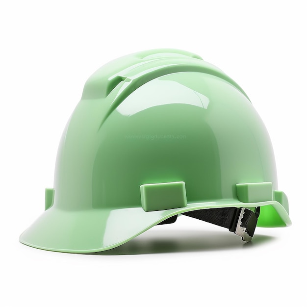 Foto isolamento mínimo do capacete verde