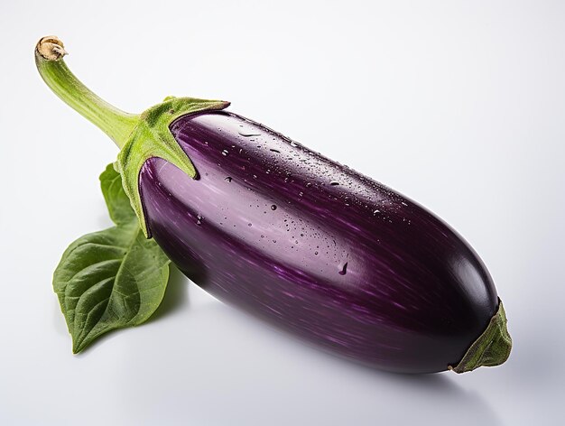 Foto isolierte aubergine