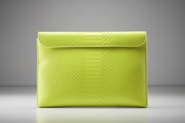 Isolierte Clutch-Geldbörse auf weißem Hintergrund