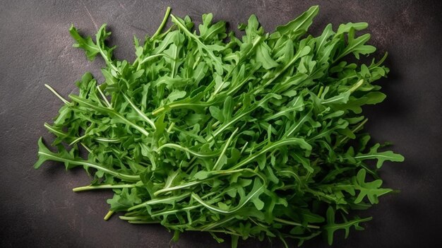 isolierte frische Rucola-Blätter