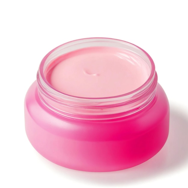 Isolierte Kosmetikcreme auf weißem Hintergrund
