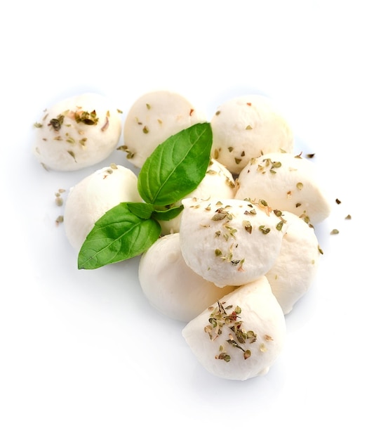 Isolierte Mozzarella