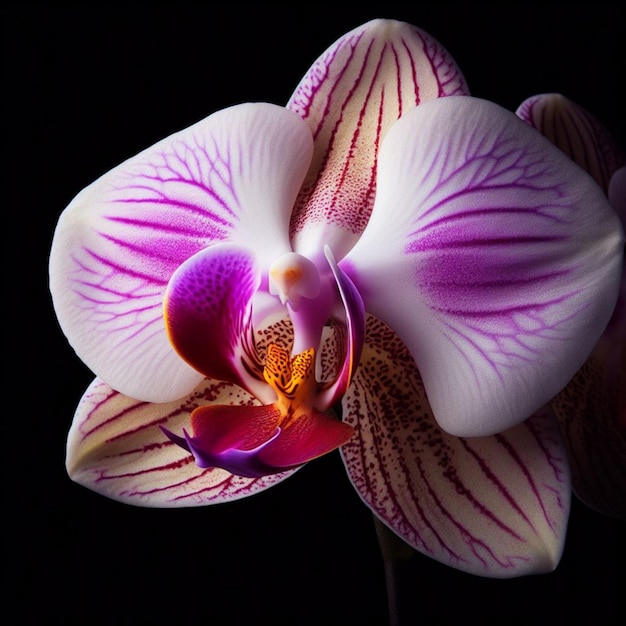 Isolierte Orchideeblüte