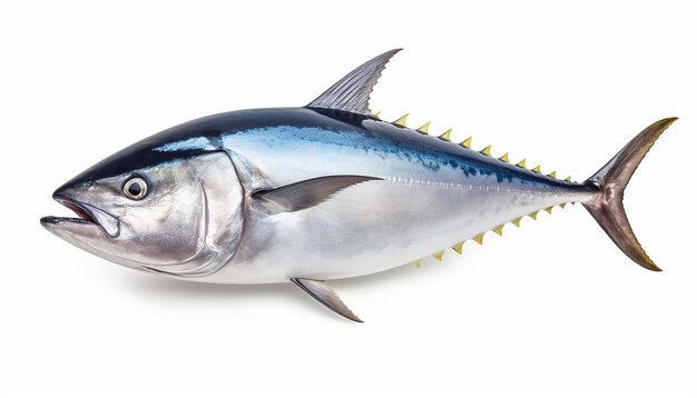 Isolierte Seitenansicht von Thunfisch