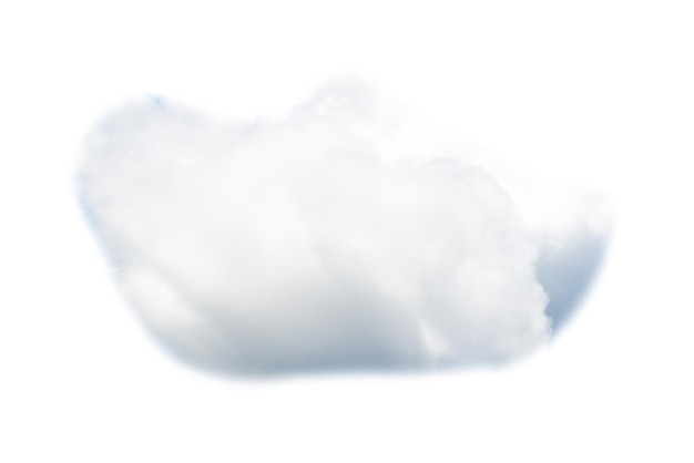 Isolierte Wolke am Himmel