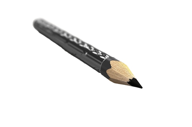 Isolierter Bleistift auf transparentem Hintergrund. Generative KI