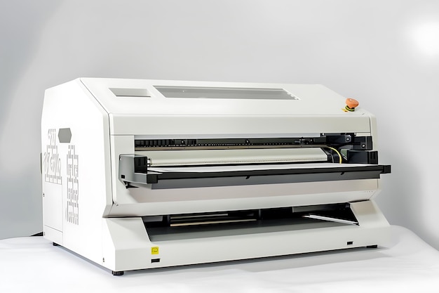 Isolierter Laserdrucker auf weißem Hintergrund