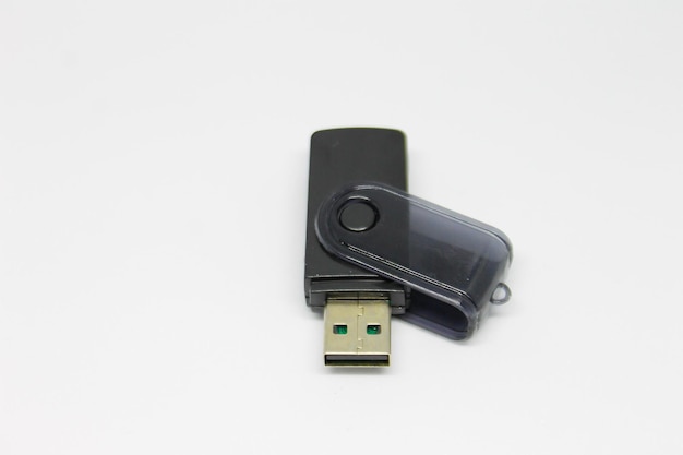 Isolierter schwarzer USB-Anschluss für Kartenleser