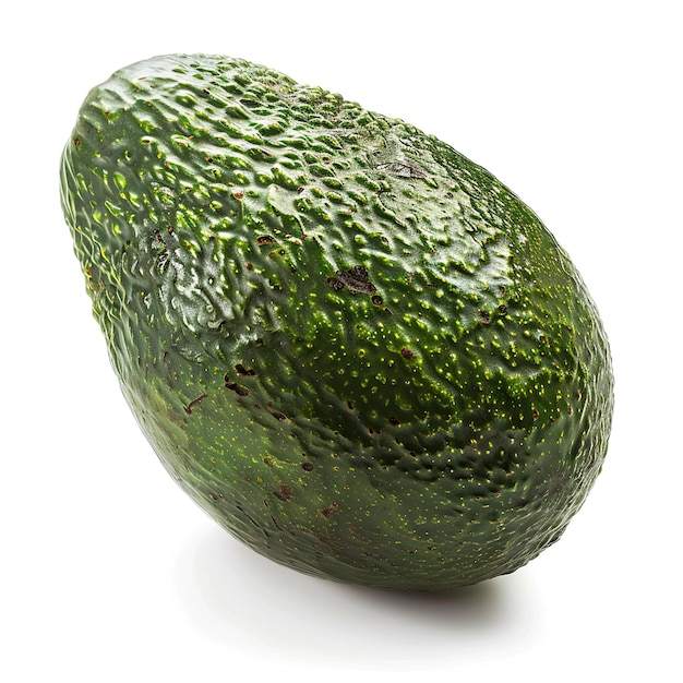 Foto isoliertes avocado auf weißem hintergrund