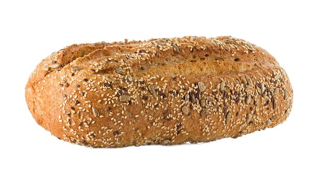 Foto isoliertes brot auf weißem hintergrund