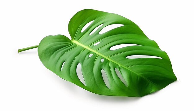 Foto isoliertes monstera-blatt