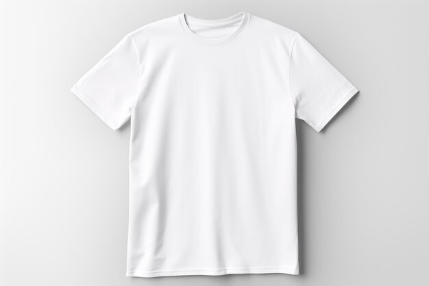 Isoliertes weißes T-Shirt mit generativem Ai