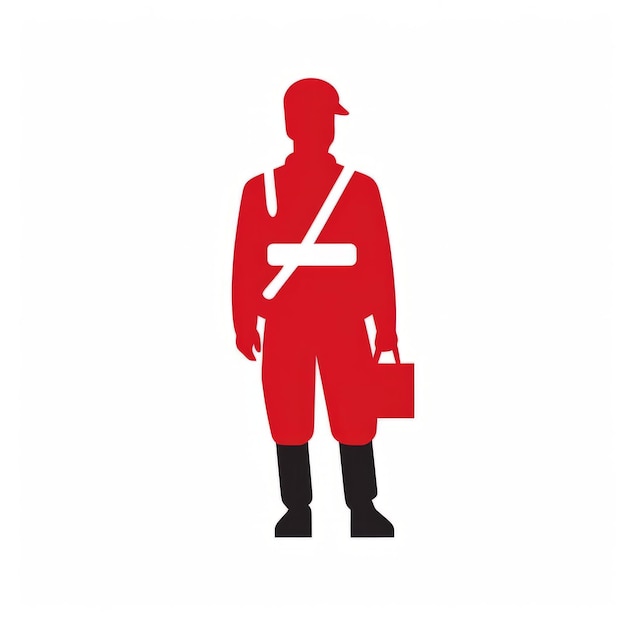 Isotyp-Stil-Piktogramm des Soldaten von Gerd Arntz