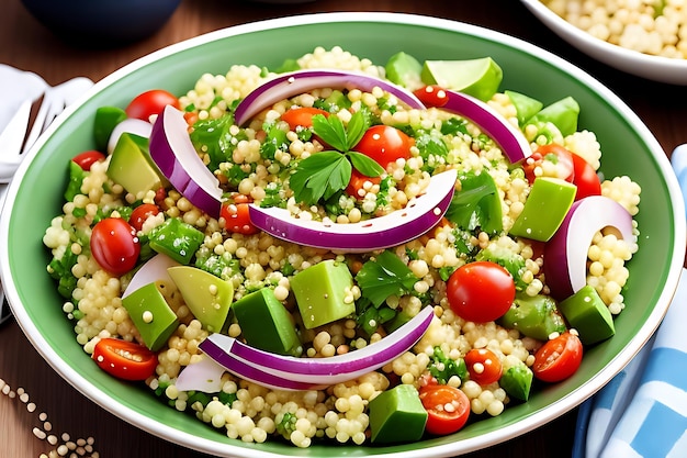 Israelischer Couscous-Salat