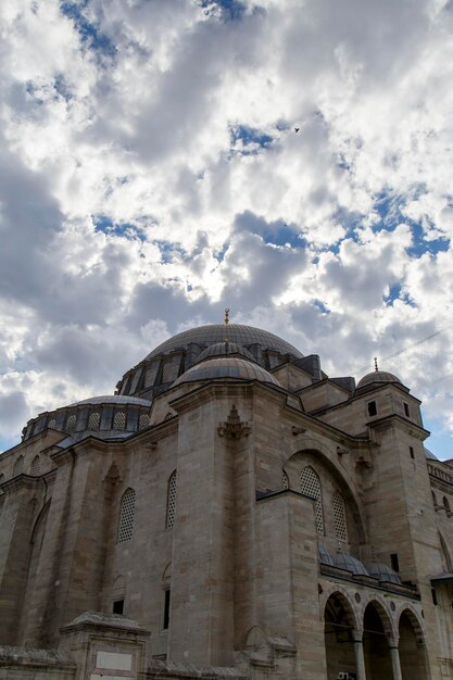 Istambul Turquia 07 de julho de 2016 Vista da Mesquita Suleymaniye construída por sinan o arquiteto