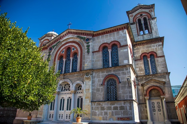 Istambul Turquia 18 de fevereiro de 2020 Vista da Igreja Aya kiryaki de Istambul construída em 1894