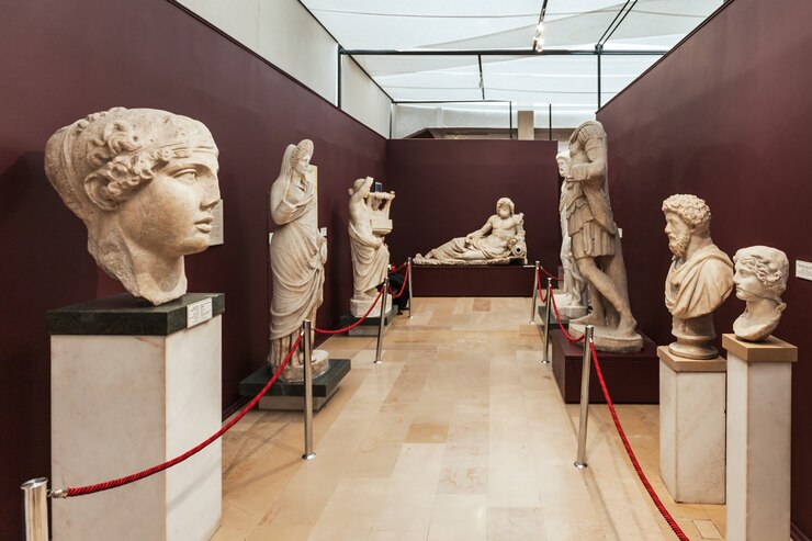 Foto istambul, turquia - 7 de setembro de 2014: museu de arqueologia de istambul em 7 de setembro de 2014 em istambul, turquia