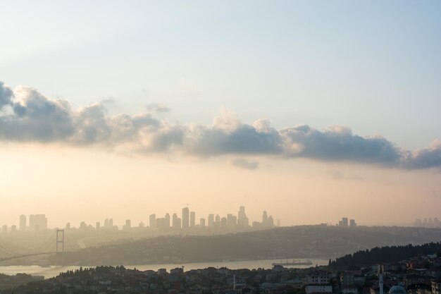 Istanbul Bosporus mit zwei Kontinenten