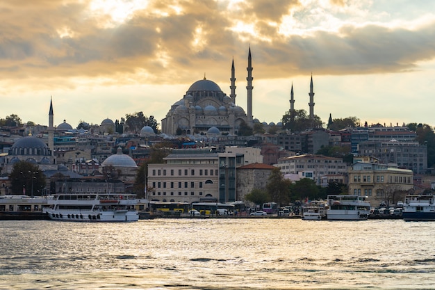 Istanbul-Stadtbildskyline in Istanbul-Stadt, die Türkei