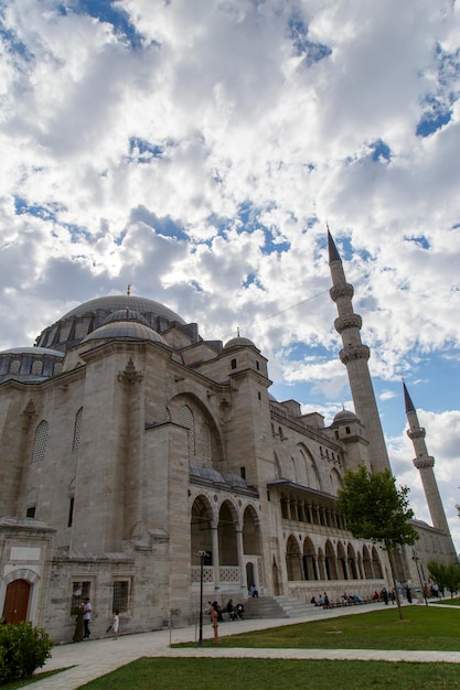 Istanbul Türkei 7. Juli 2016 Ansicht der Süleymaniye-Moschee, erbaut von Sinan, dem Architekten