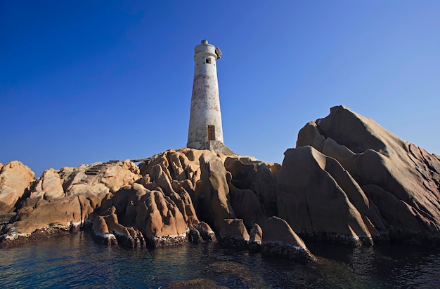 Italia Cerdeña Maddalena archipiélago faro