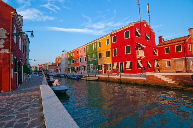 Foto italia la isla de venecia burano